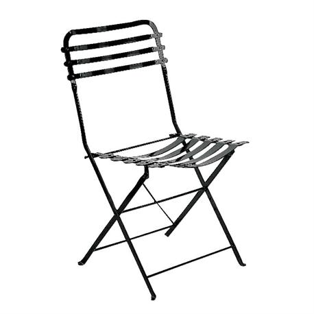 Καρέκλα πτυσσόμενη μαύρη