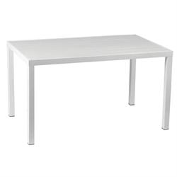 Rectangular table white Pollywood 80Χ140 cm