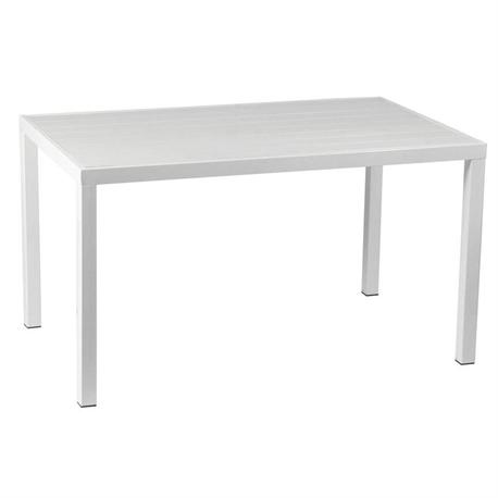 Rectangular table white Pollywood 100Χ180 cm