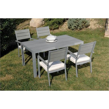 Τραπεζαρία σετ 5 τεμ. Pollywood