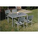 Stackable galvanized armchair grey Pollywood
