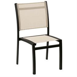 Stackable aluminium chair 