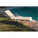 Reclining lounger stackble aluminium